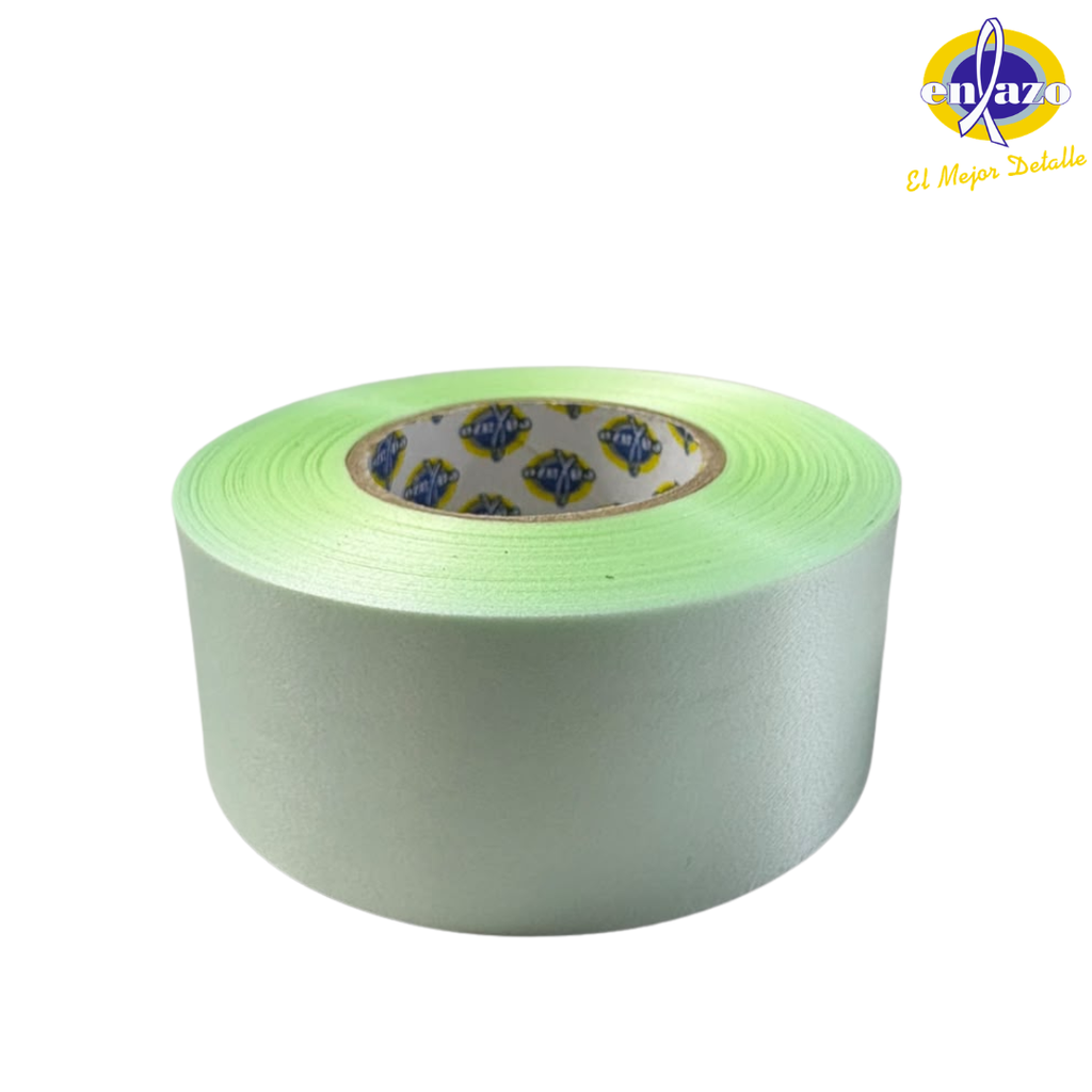 CINTA LISA 32MM VERDE MANZANA R30Y