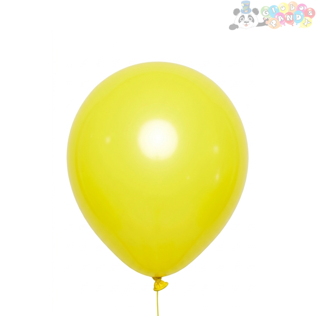 GLOBO LATEX PANDY 7"+ AMARILLO 1.5 BOL100u