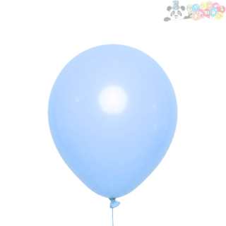 GLOBO LATEX PANDY 7"+ AZUL PASTEL 1.5 BOL100u
