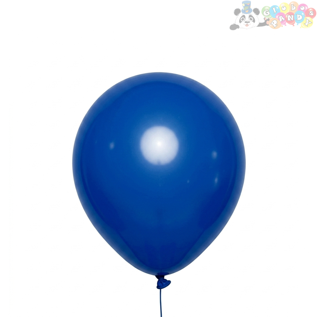GLOBO LATEX PANDY 7"+ AZUL REY 1.5 BOL100u