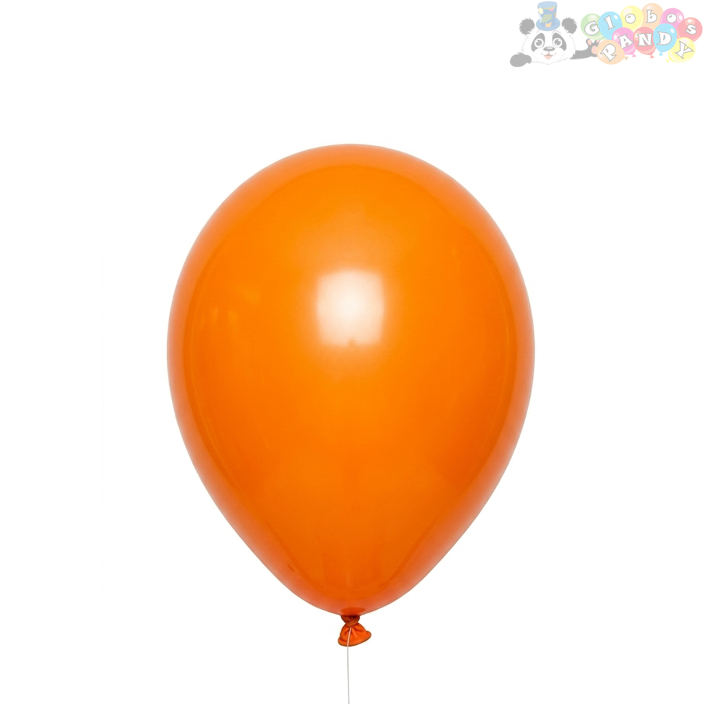 GLOBO LATEX PANDY 7"+ NARANJA 1.5 BOL100u