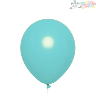 GLOBO LATEX PANDY 7"+ TURQUESA 1.5 BOL100u