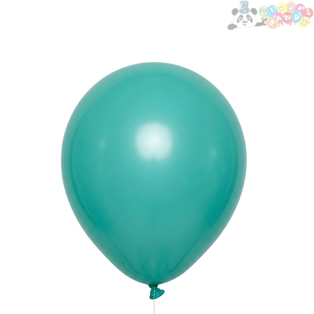 GLOBO LATEX PANDY 7"+ VERDE JADE 1.5
