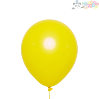 GLOBO LATEX PANDY 9" AMARILLO 1.8 BOL100u