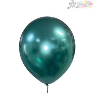 GLOBO LATEX PANDY CROMADO 9" VERDE BOL50u