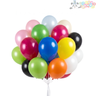 GLOBO LATEX PANDY PARTY 7" SURTIDOS 1.2 BOL100u