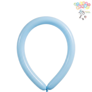 GLOBO LATEX PANDY PENCIL 270" AZUL PASTEL 1.8 BOL100u