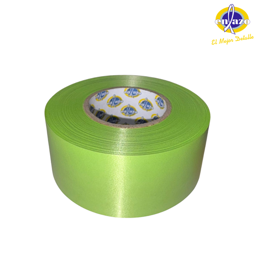 [CL00-3230-R30Y] CINTA LISA 32MM VERDE LIMON R30Y