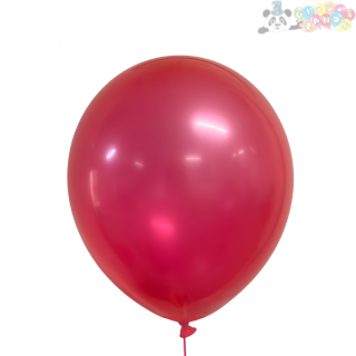 [BLLCM-0935] GLOBO LATEX PANDY METALICO 9" ROJO 1.8 BOL100u